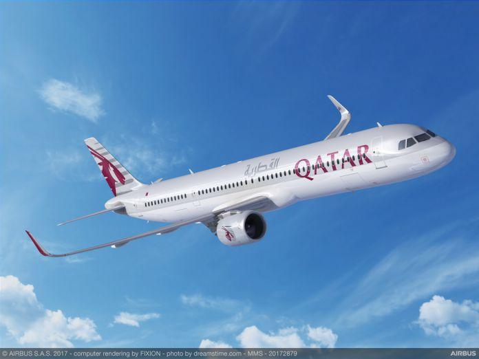 Immagine di sfondo della pagina Qatar Airways amplia flotta con 50 Airbus A321neo 