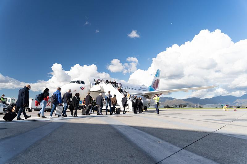 Immagine di sfondo della pagina Eurowings inaugurato volo Bergamo-Düsseldorf 