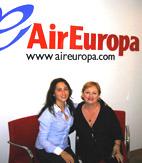 Immagine di sfondo della pagina  Cambio di delegato per l’Italia per Air Europa: passaggio di consegne tra Arianna Ballerini e Silvia Scidà 