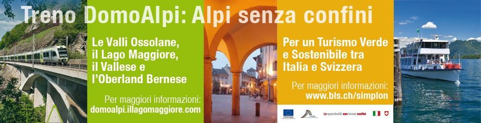 Immagine di sfondo della pagina Treno Domo Alpi per un turismo sostenibile fra Italia e Svizzera 