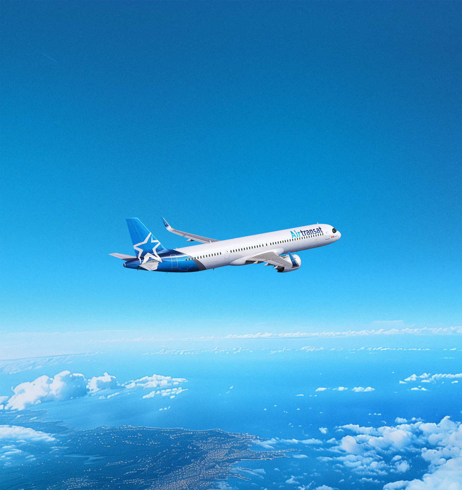 Immagine di sfondo della pagina Air Transat amplia le connessioni verso Lima e Cancún via Canada