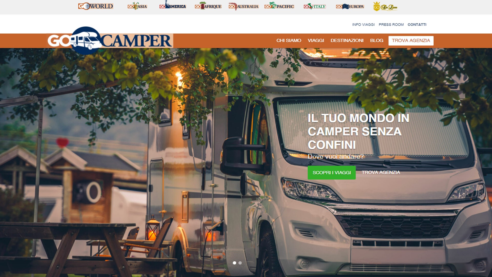 Immagine Go World lancia Go Camper: nuovo cluster dedicato ai viaggiatori su quattro ruote