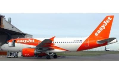 Immagine di sfondo della pagina Easyjet, per il ventesimo anniversario presenta la sua nuova livrea