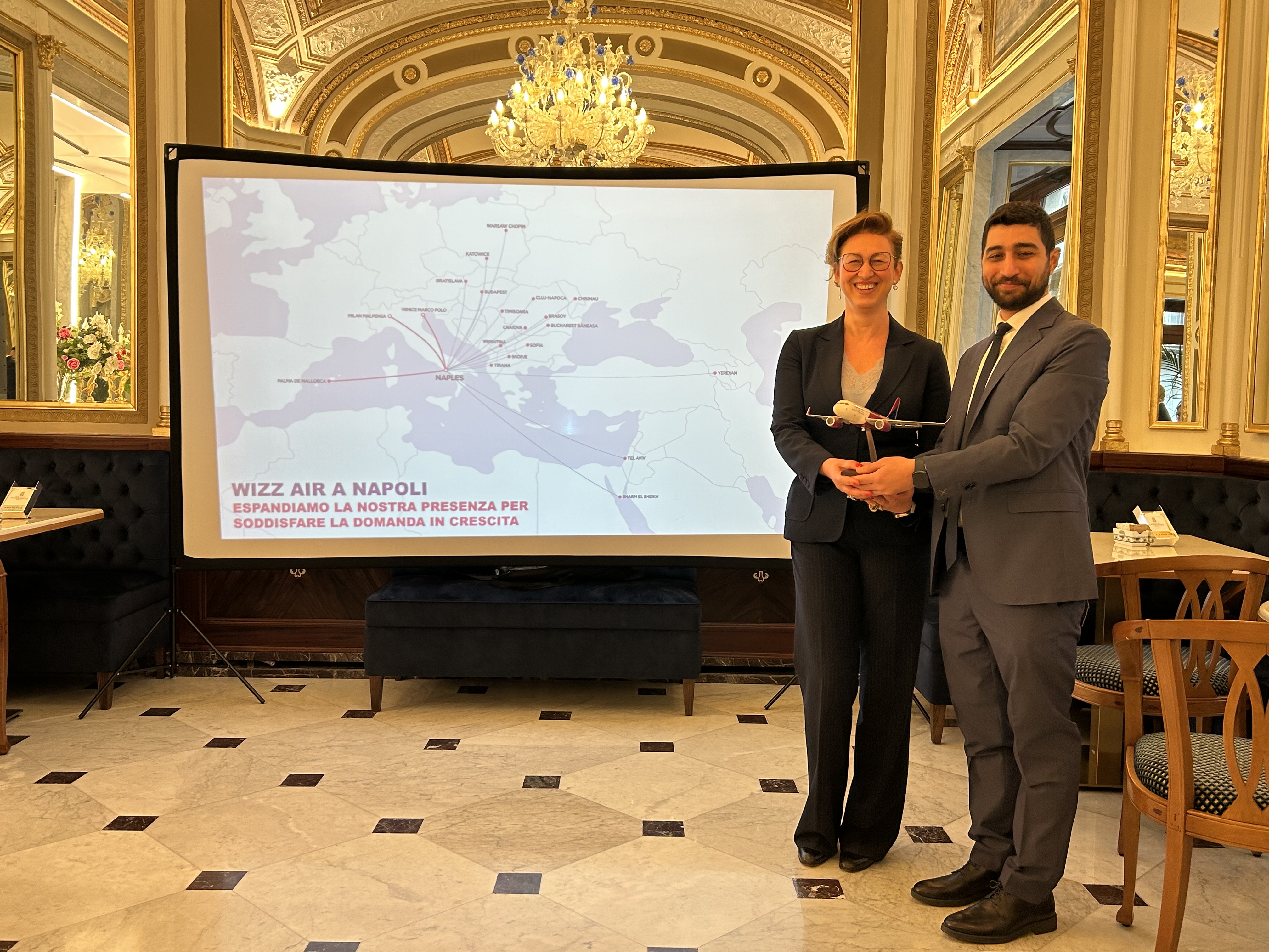 Immagine Wizz Air cresce a Napoli: +121% di capacità nella summer 2026