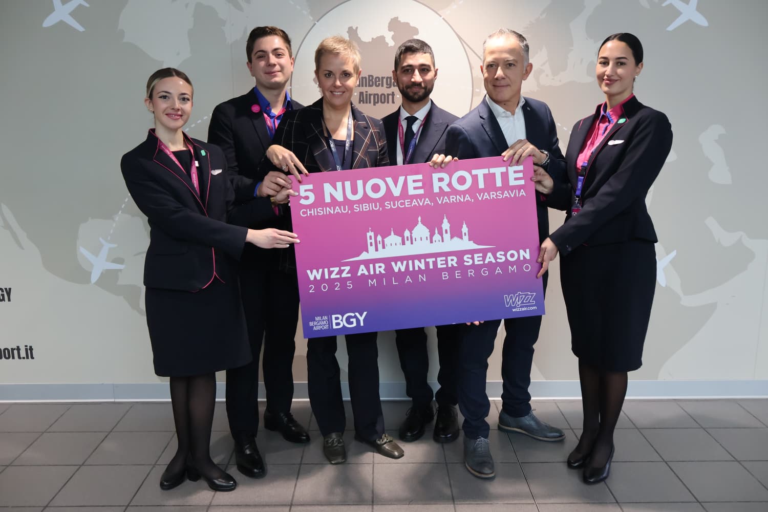 Immagine Winter Season 2025: Wizz Air cresce a Bergamo con cinque nuove rotte