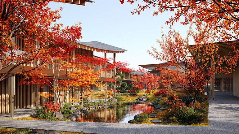 Immagine di sfondo della pagina IHG, primo resort Regent in Giappone: apertura a Karuizawa nel 2028