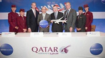 Immagine di sfondo della pagina Qatar Airways entra in oneworld®