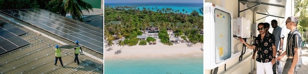 Immagine di sfondo della pagina Siyam World Maldives accelera la sostenibilità con l’energia solare