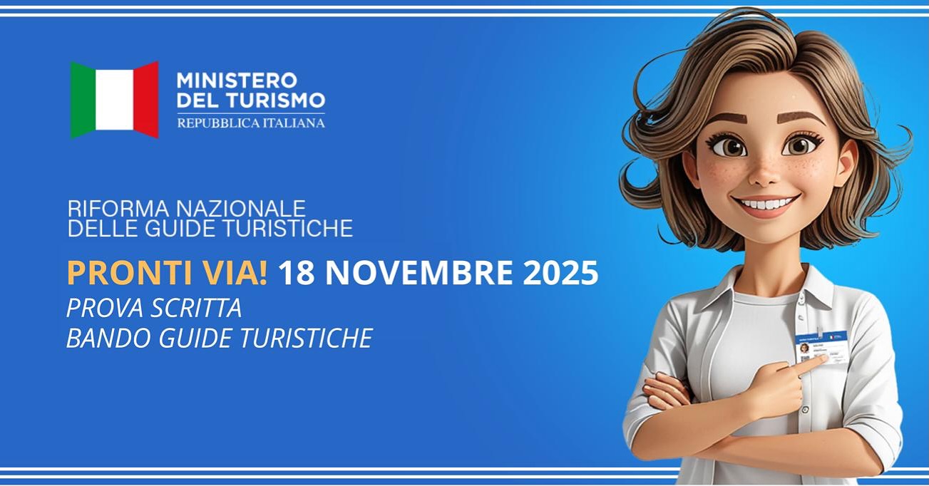Immagine Guide turistiche: il 18 novembre la prova scritta per l’abilitazione nazionale