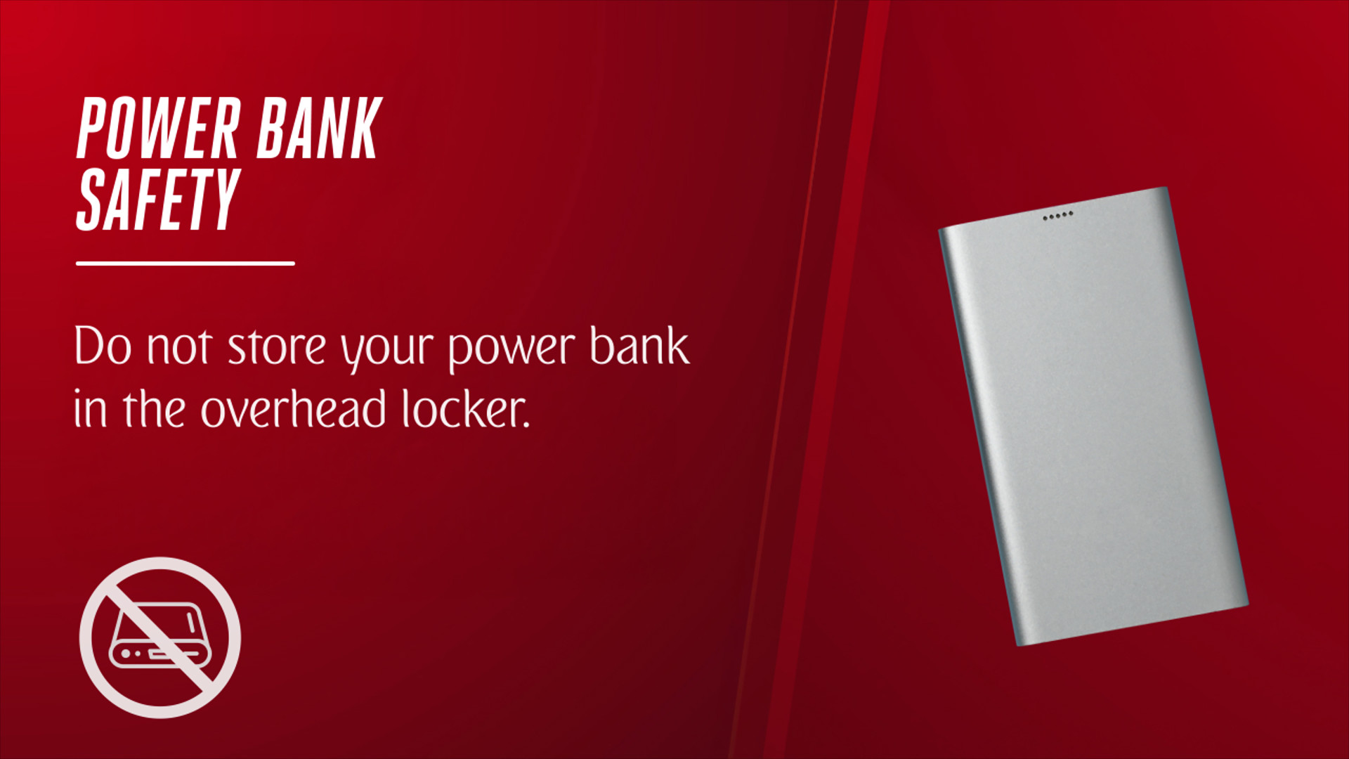 Immagine di sfondo della pagina Stop ai power bank in volo: Emirates introduce nuove misure di sicurezza