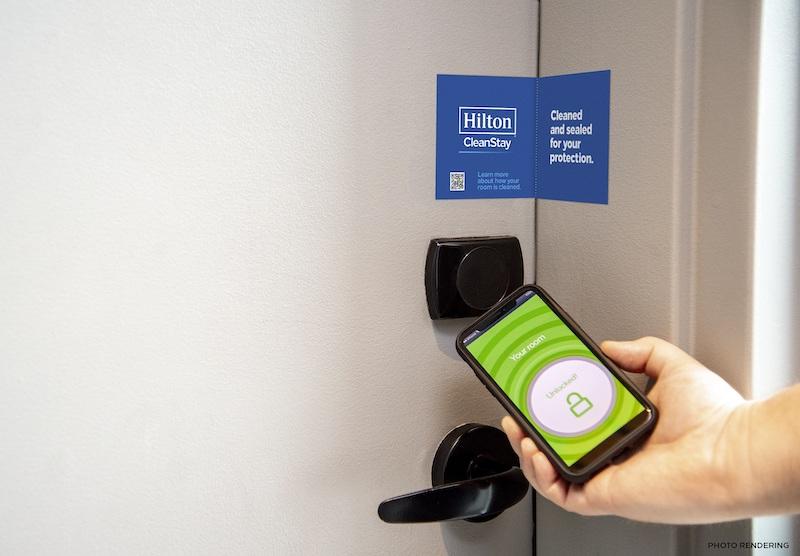 Immagine di sfondo della pagina Hilton, nuovo protocollo di sanificazione