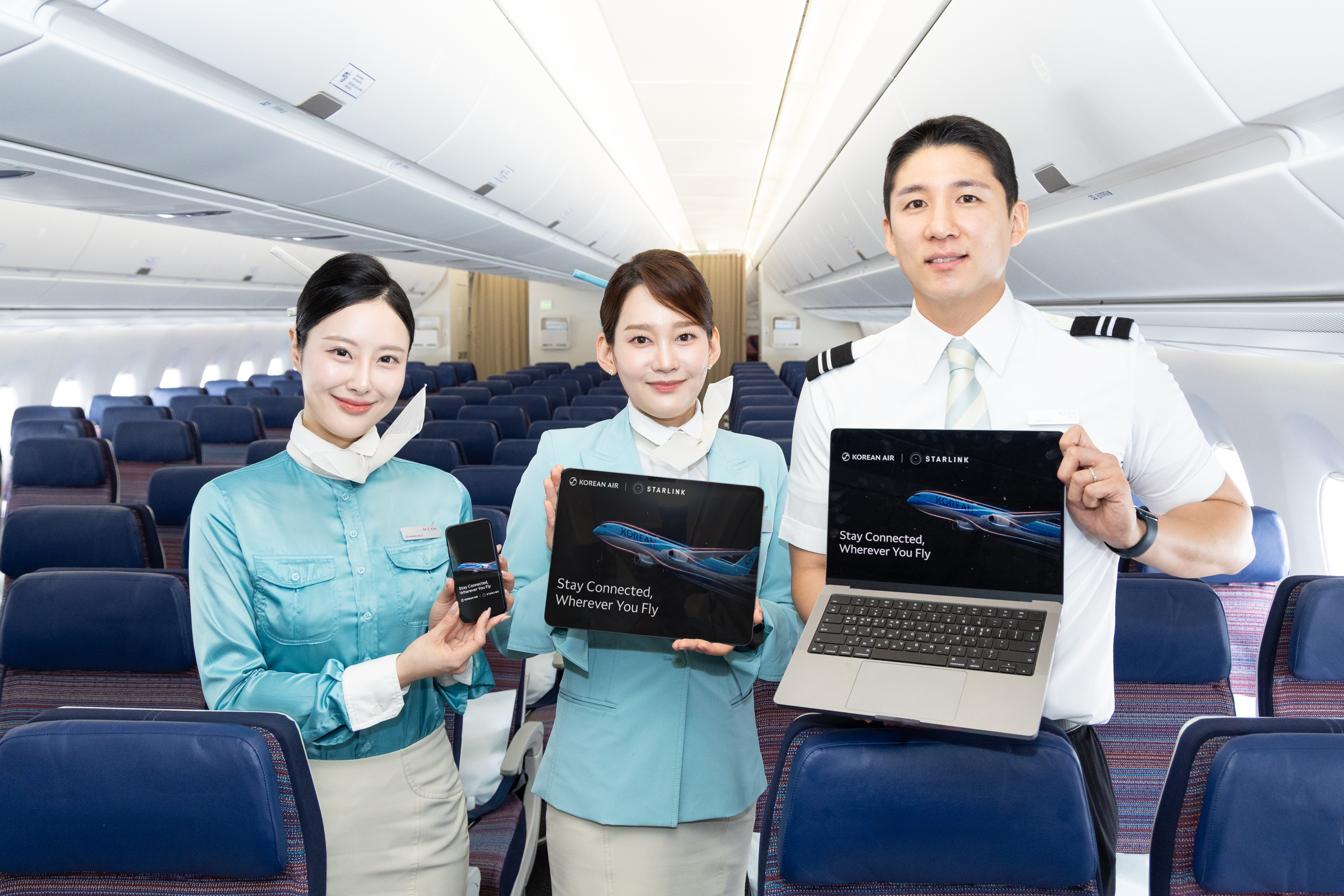 Immagine Korean Air introduce Starlink: Wi-Fi gratuito e alta velocità a bordo