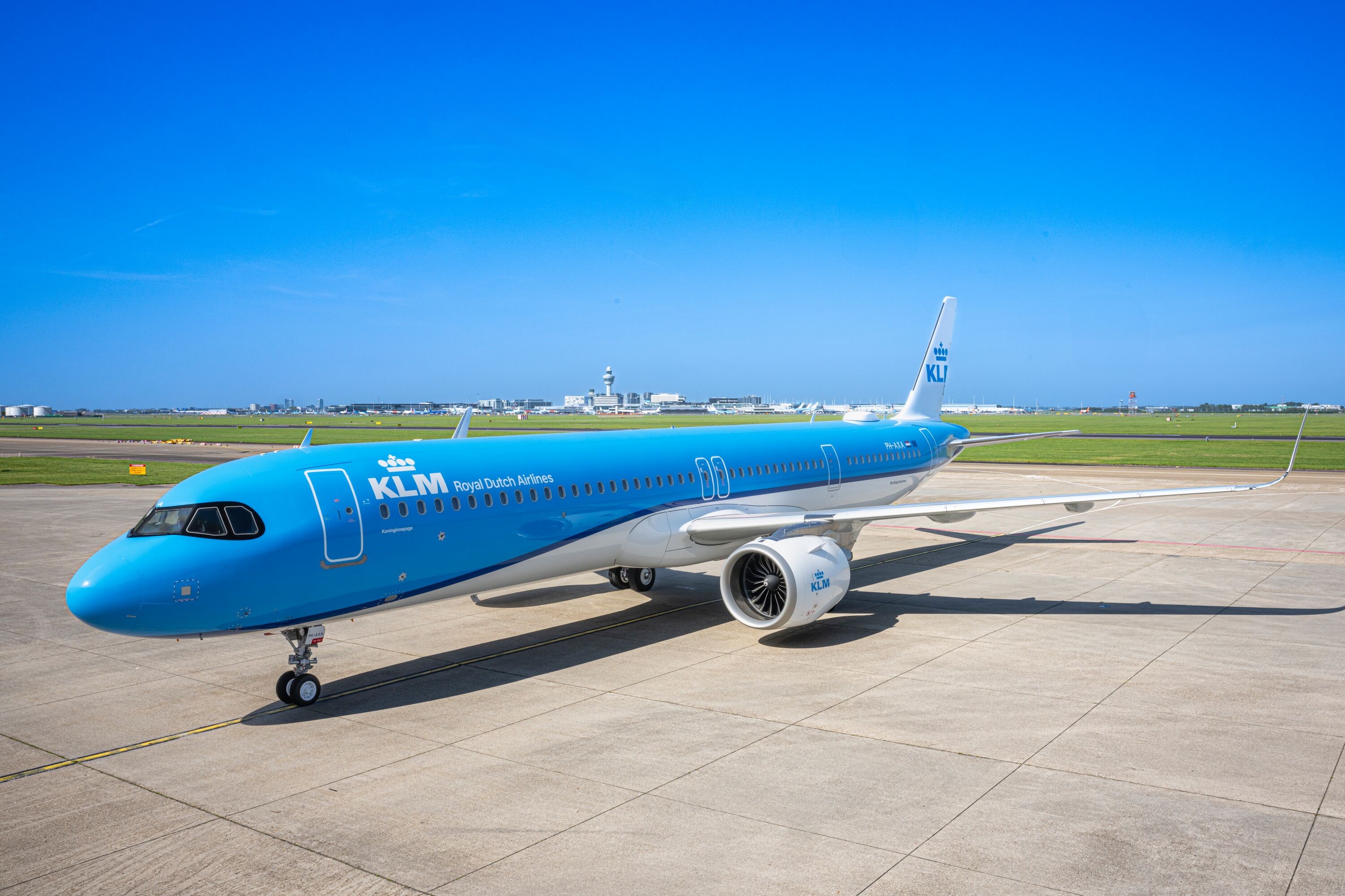 Immagine di sfondo della pagina KLM e le novità in Italia