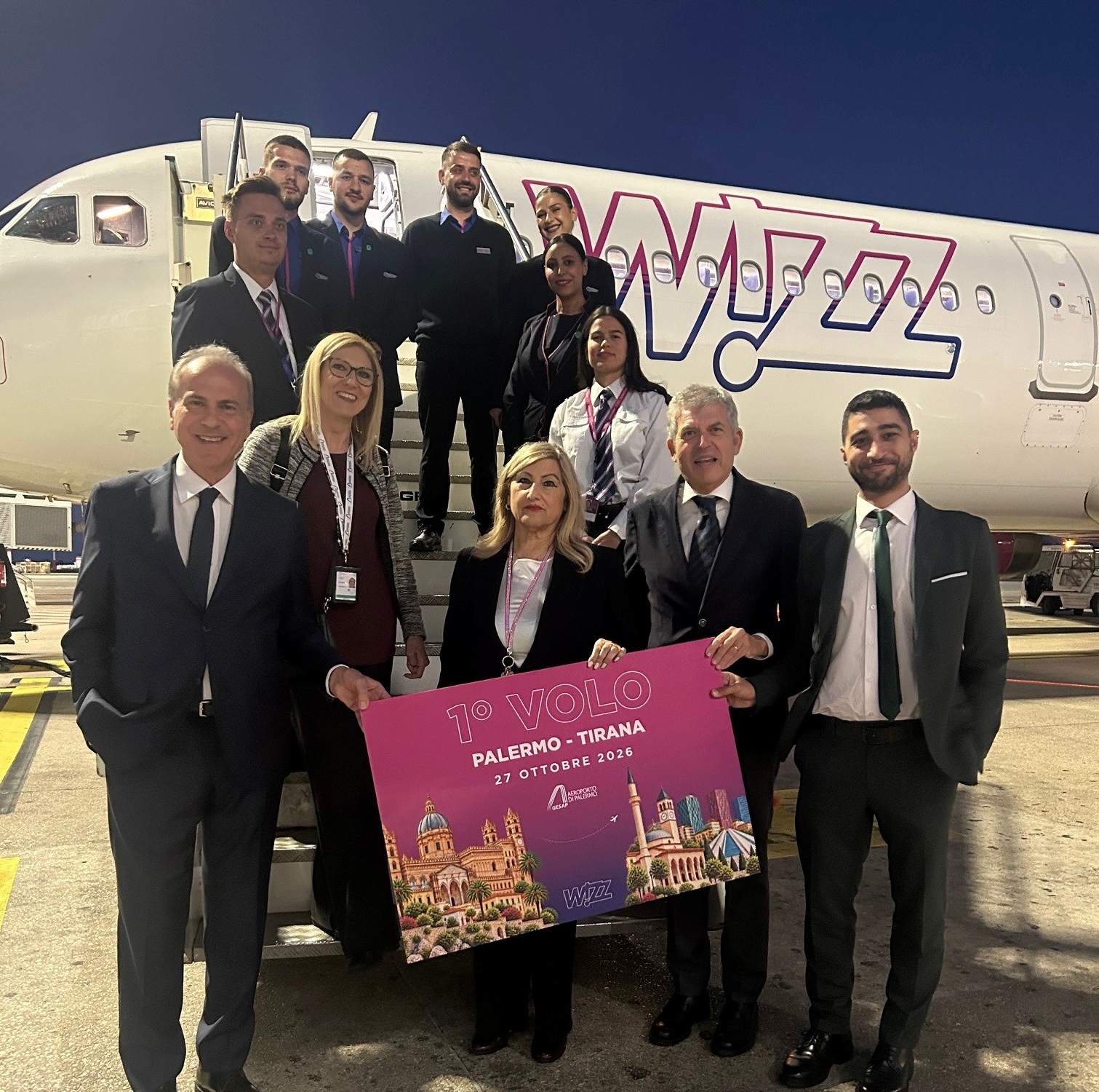 Immagine Wizz Air rafforza la presenza a Palermo con il nuovo collegamento per Tirana