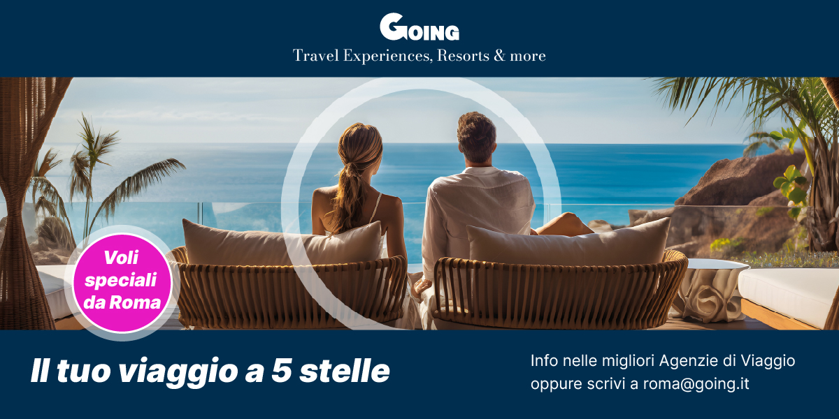 Immagine di sfondo della pagina Campagna DOOH “Travel Experiences, Resorts & more”: Going investe sulla comunicazione locale a Roma e nel Lazio