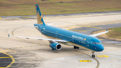 Immagine di sfondo della pagina Vietnam Airlines al terzo posto tra le compagnie più puntuali di Asia-Pacifico