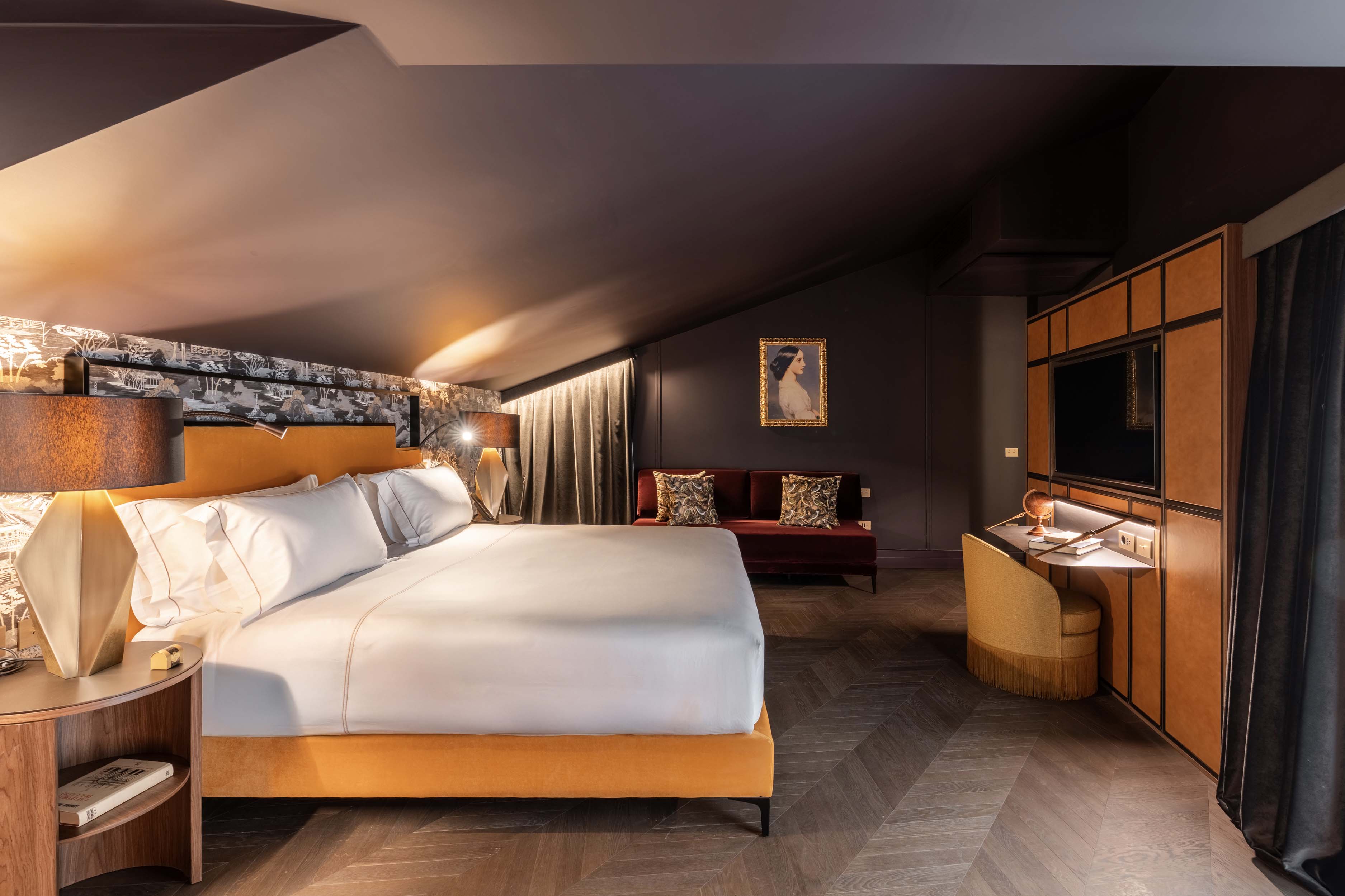 Immagine di sfondo della pagina Apre a Roma The Goethe Hotel