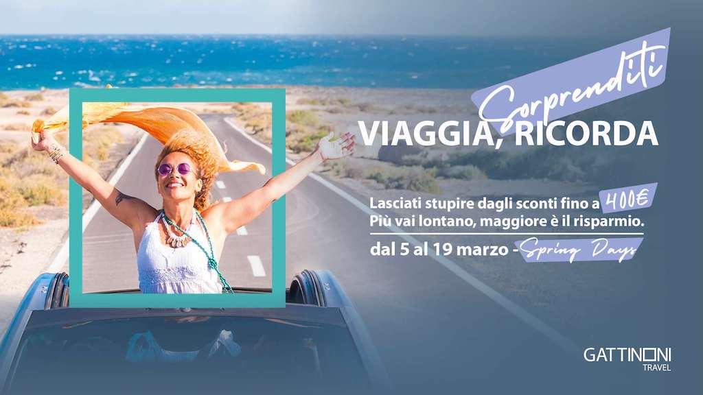 Immagine Gattinoni Travel, torna l'operazione Spring Days