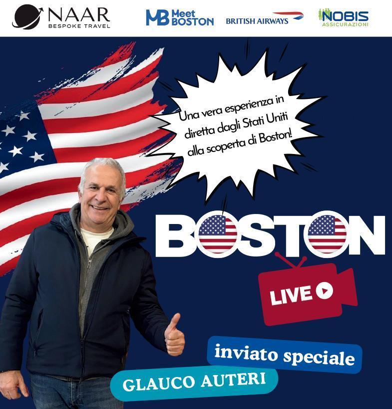 Immagine di sfondo della pagina Boston Live by Naar Bespoke Travel oggi alle 16