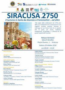 Immagine di sfondo della pagina I primi 2750 anni di Siracusa: un convegno  sul turismo del nuovo millennio 