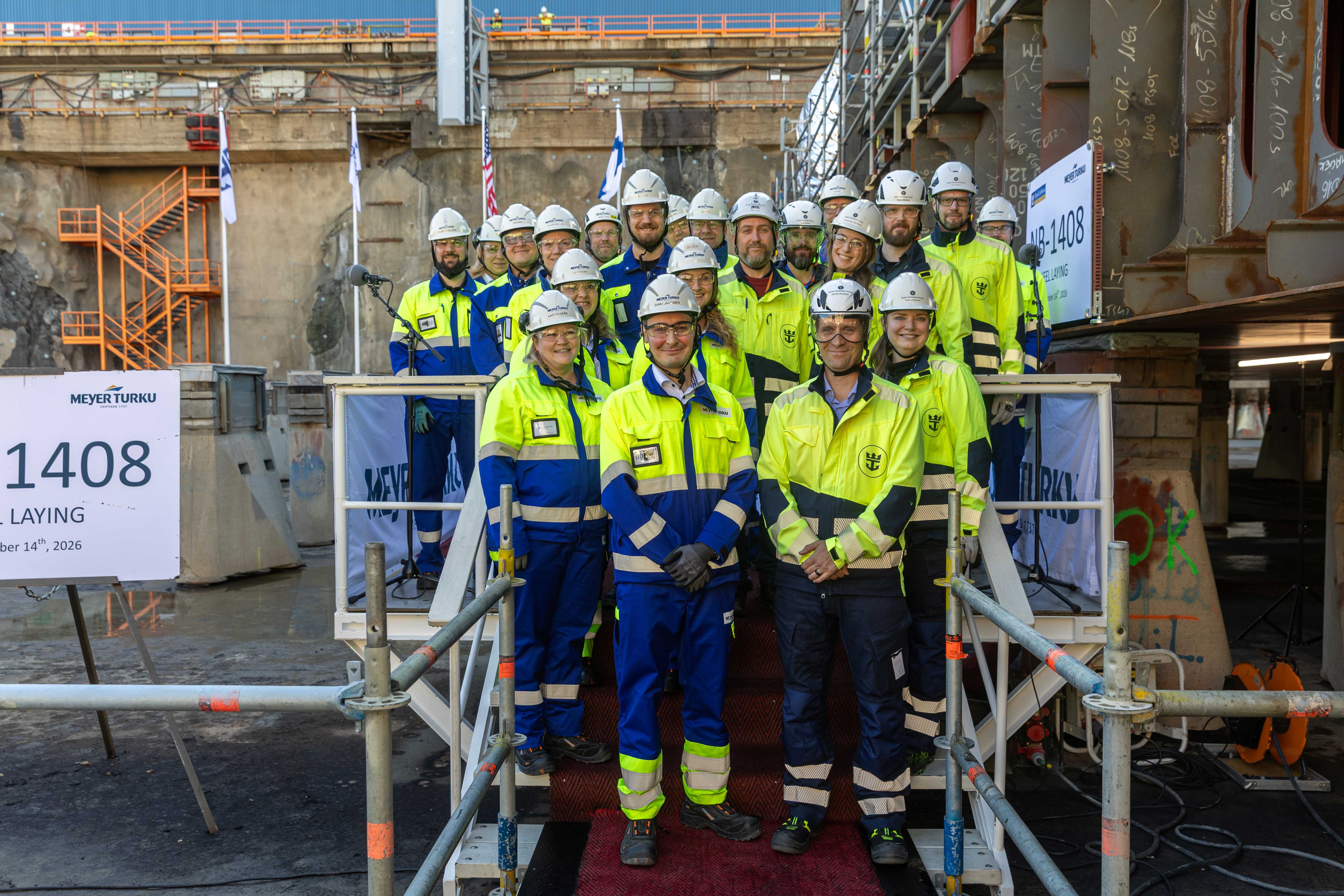 Immagine Royal Caribbean, avviata la costruzione della quinta nave della Icon Class al cantiere Meyer Turku