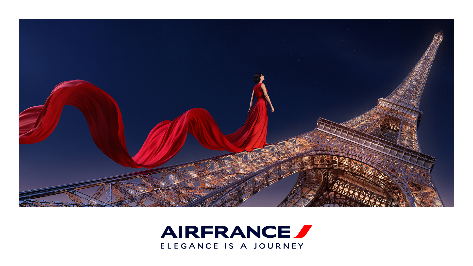Immagine Air France,  nuova campagna pubblicitaria per rafforzare il posizionamento premium