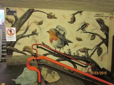 Immagine di sfondo della pagina Ferrovie dello Stato Italiane: murales e graffiti per gli spazi del  Network Rfi