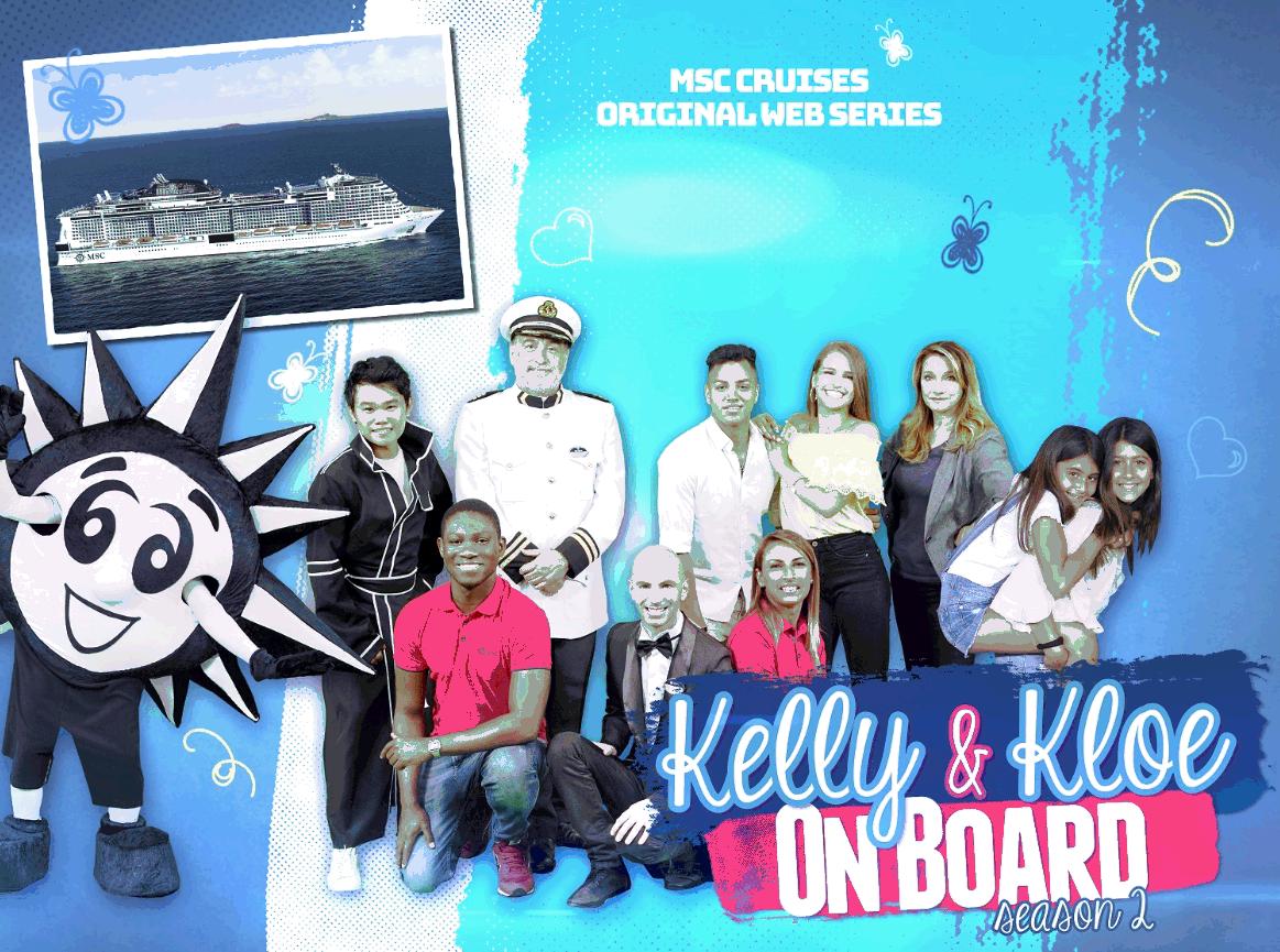 Immagine di sfondo della pagina MSC Crociere: seconda stagione di Kelly&Kloe