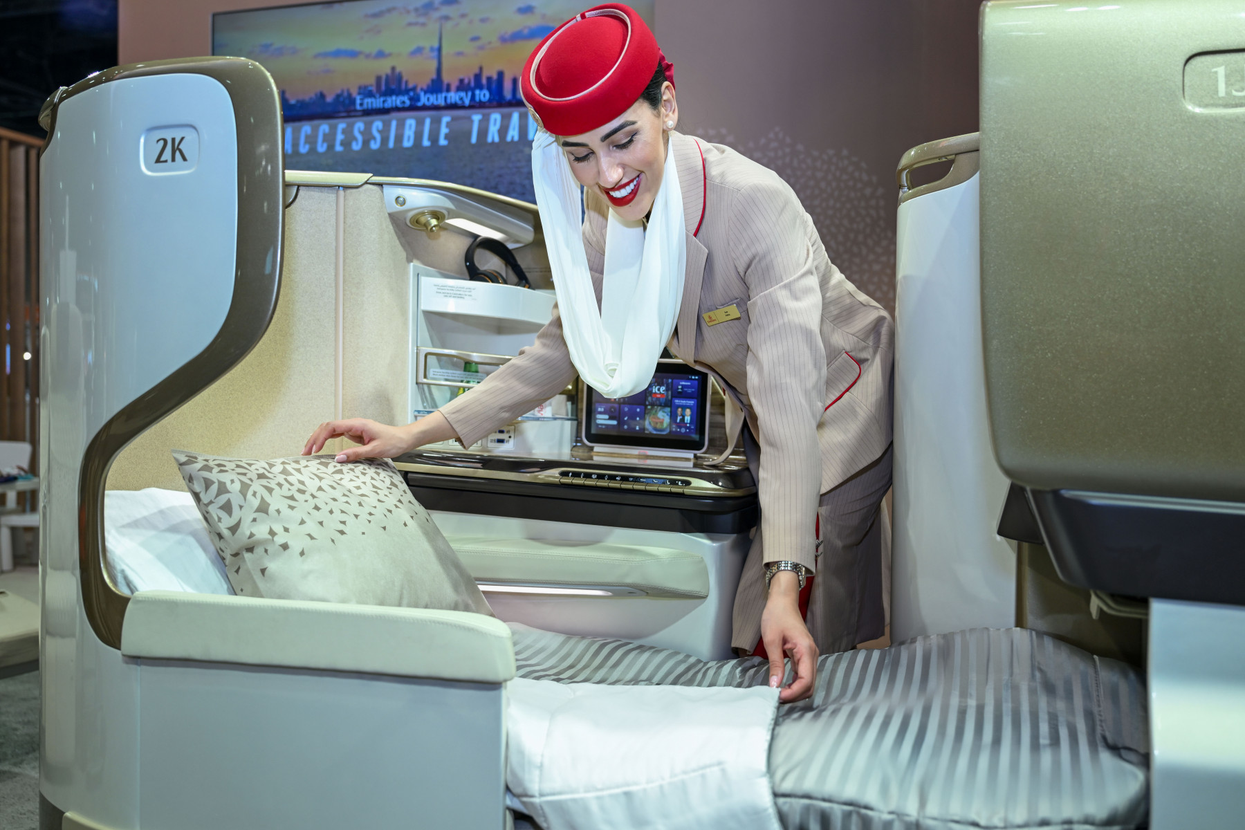 Immagine di sfondo della pagina Emirates inaugura servizi e piattaforma per rendere i voli più accessibili e inclusivi