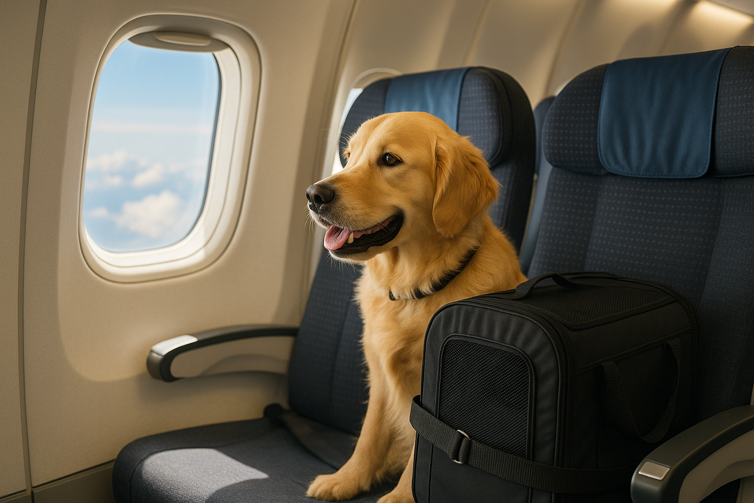 Immagine di sfondo della pagina Nuove regole ENAC: cani e gatti di taglia media potranno viaggiare in cabina