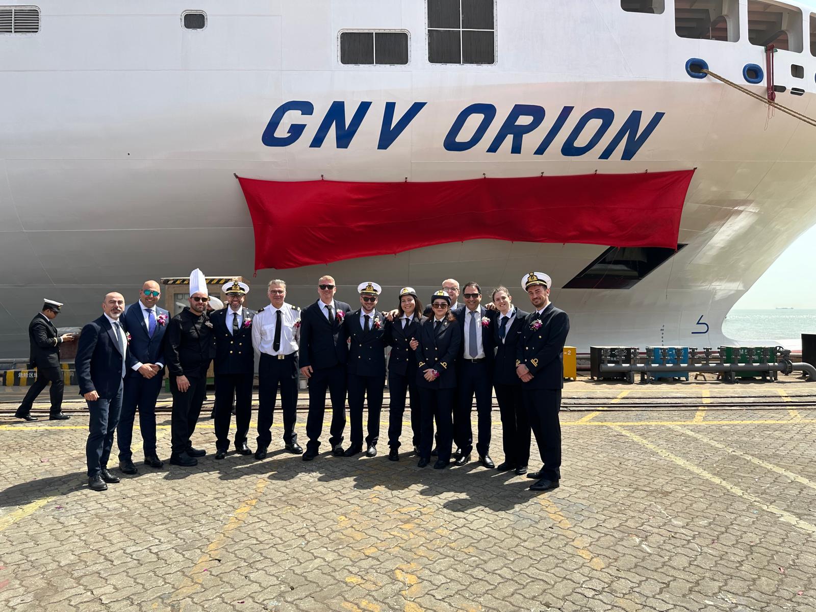 Immagine GNV prende in consegna GNV Orion: la nuova unità salpa dalla Cina verso il Mediterraneo