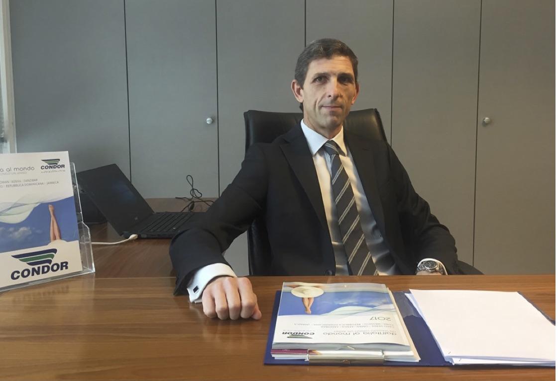 Immagine di sfondo della pagina Condor to, Andrea Gilardi direttore generale 