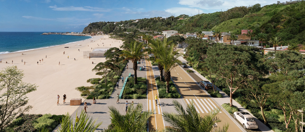 Immagine Calabria, lungomare Tonnara a Palmi: il nuovo look progettato da Alfonso Femia