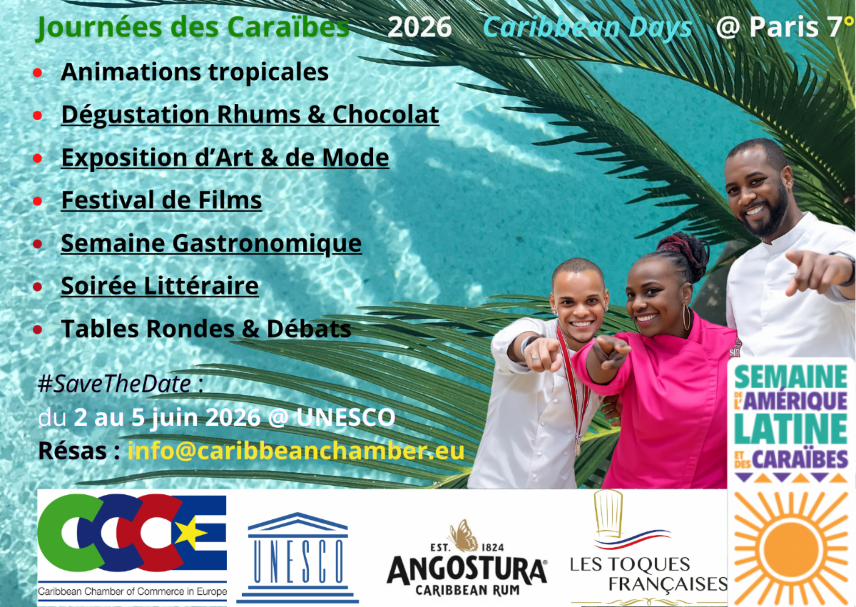 Immagine Caribbean Days porta colori, sapori e cultura caraibica nella sede UNESCO di Parigi