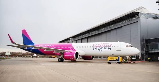 Immagine di sfondo della pagina Primo A321NEO per Wizz Air