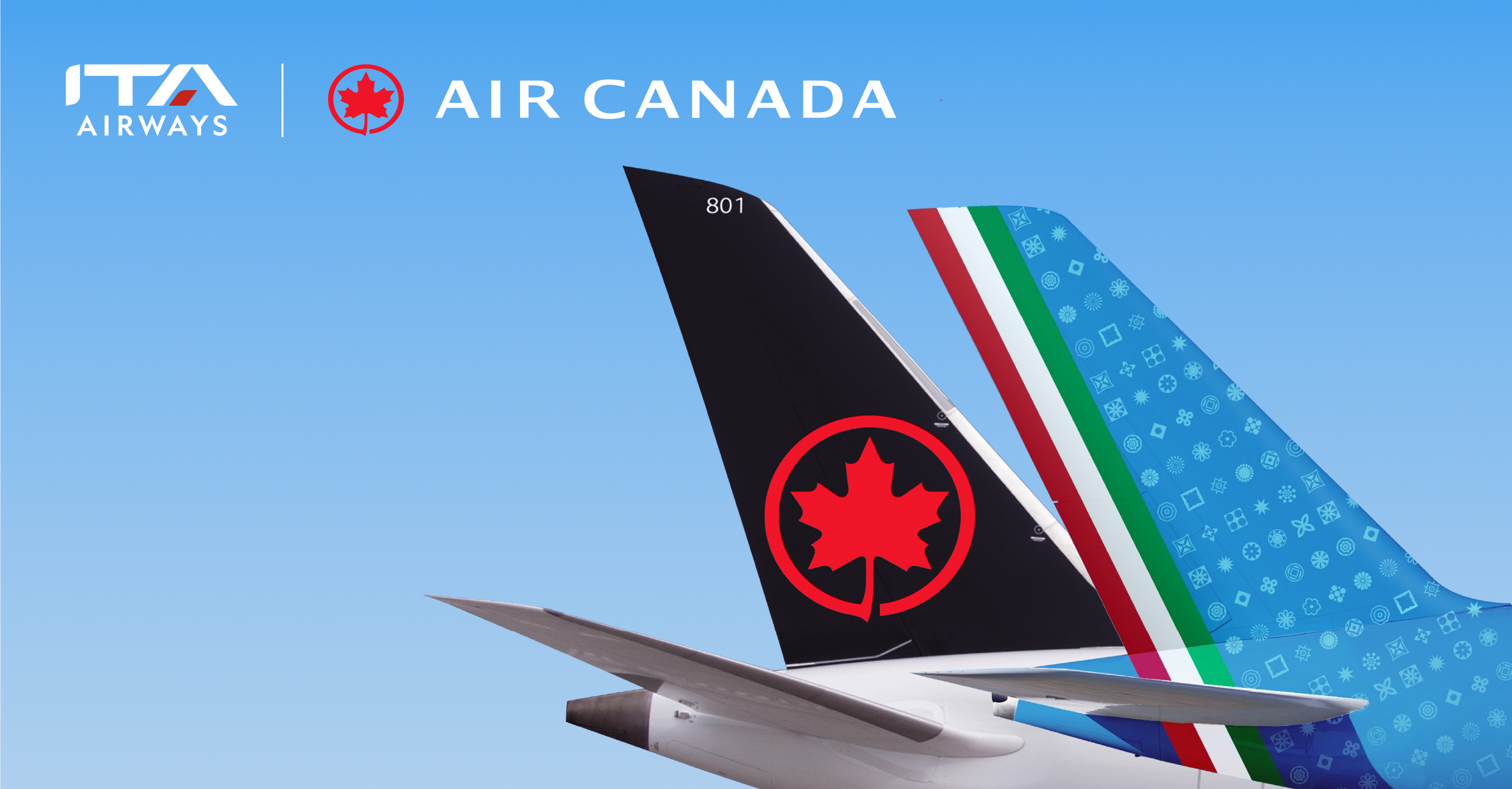 Immagine di sfondo della pagina Air Canada e ITA uniscono le forze: accordo di codeshare per potenziare il network globale