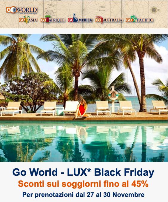 Immagine di sfondo della pagina Il Black Friday di Go World