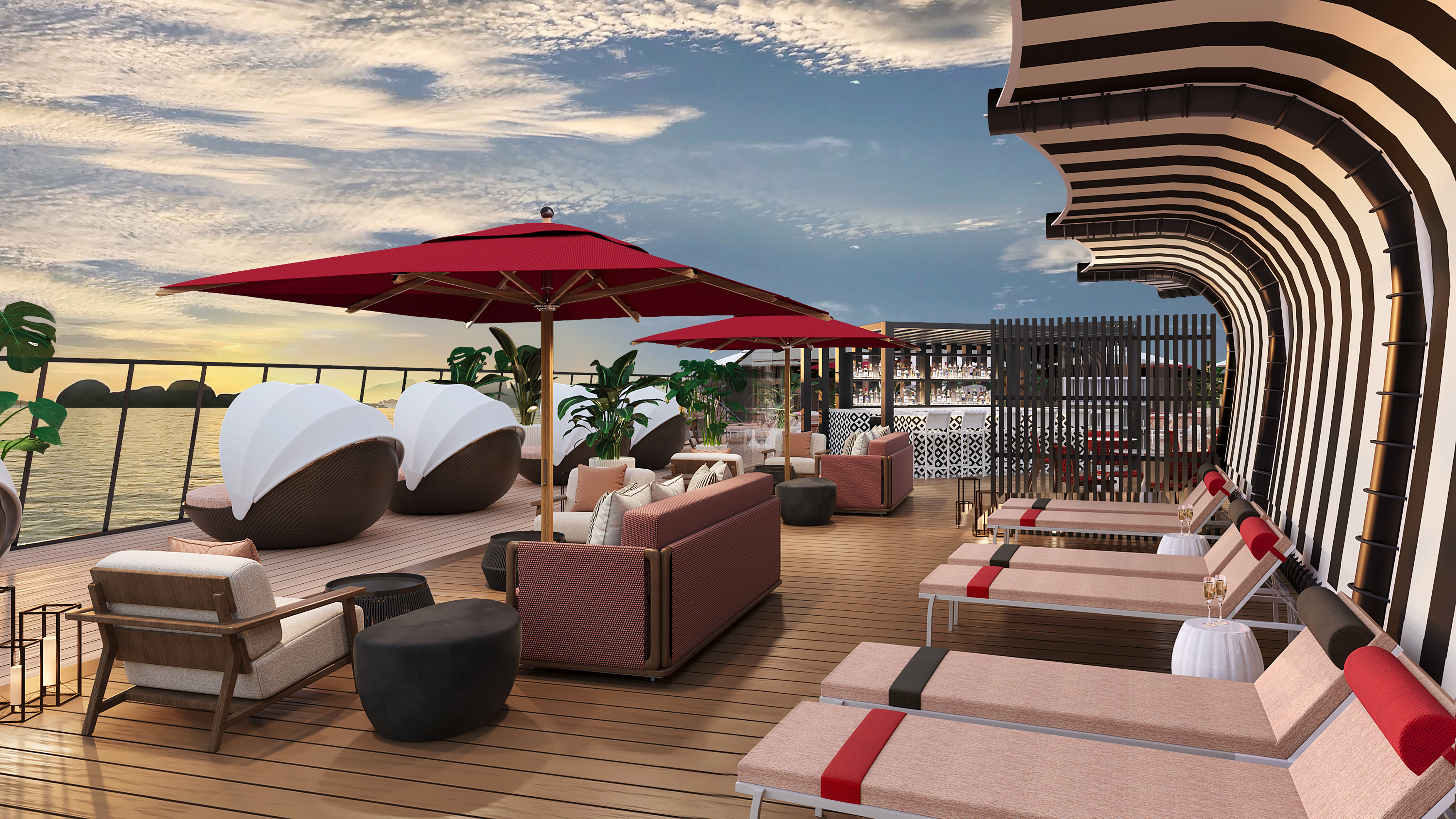 Immagine di sfondo della pagina Celebrity Cruises rilancia la flotta: nuove esperienze e design per le navi Solstice