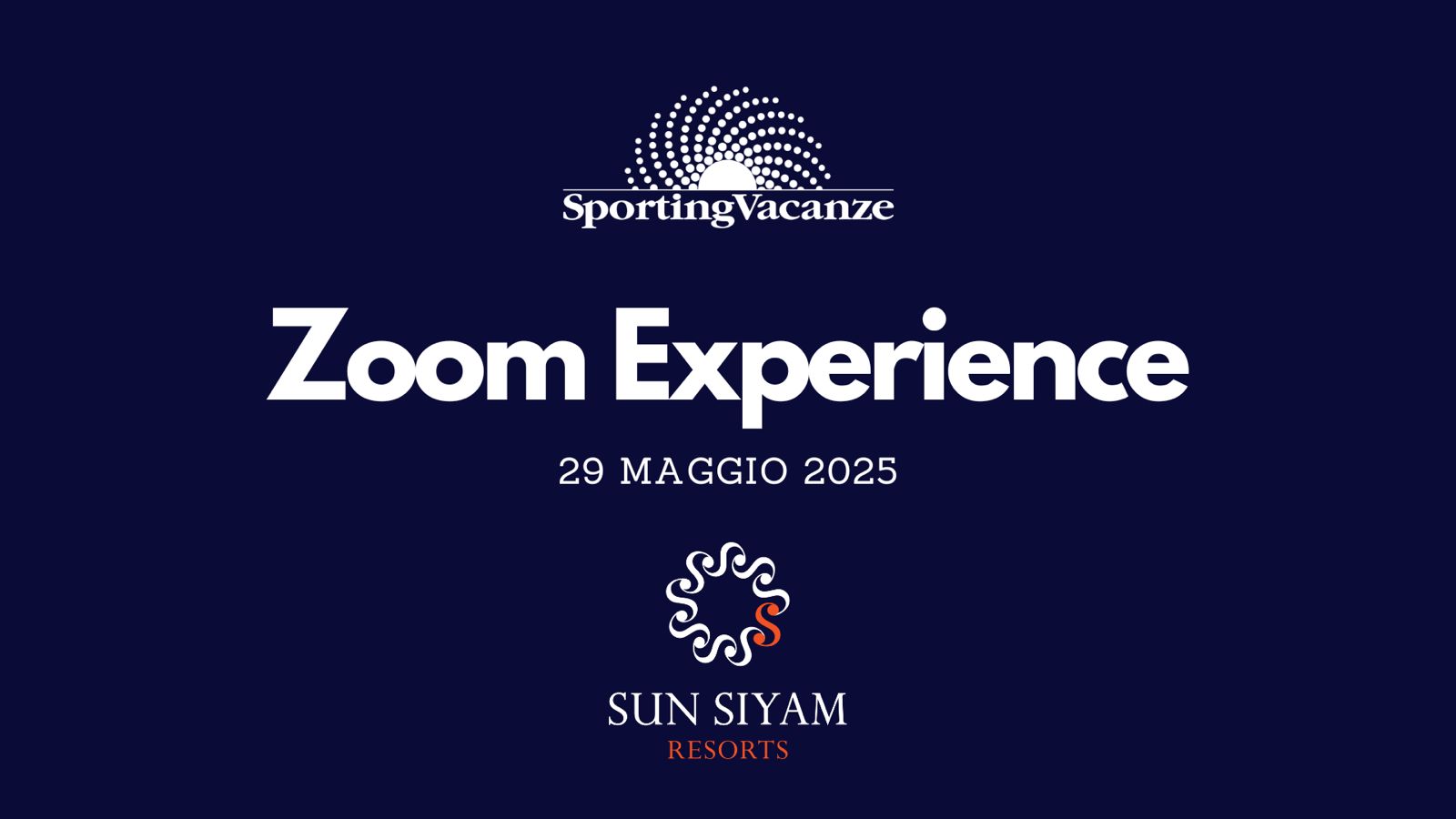Immagine di sfondo della pagina Sporting Vacanze punta sull’esperienza digitale: debutta la “Zoom Experience” dedicata a Sun Siyam Resorts
