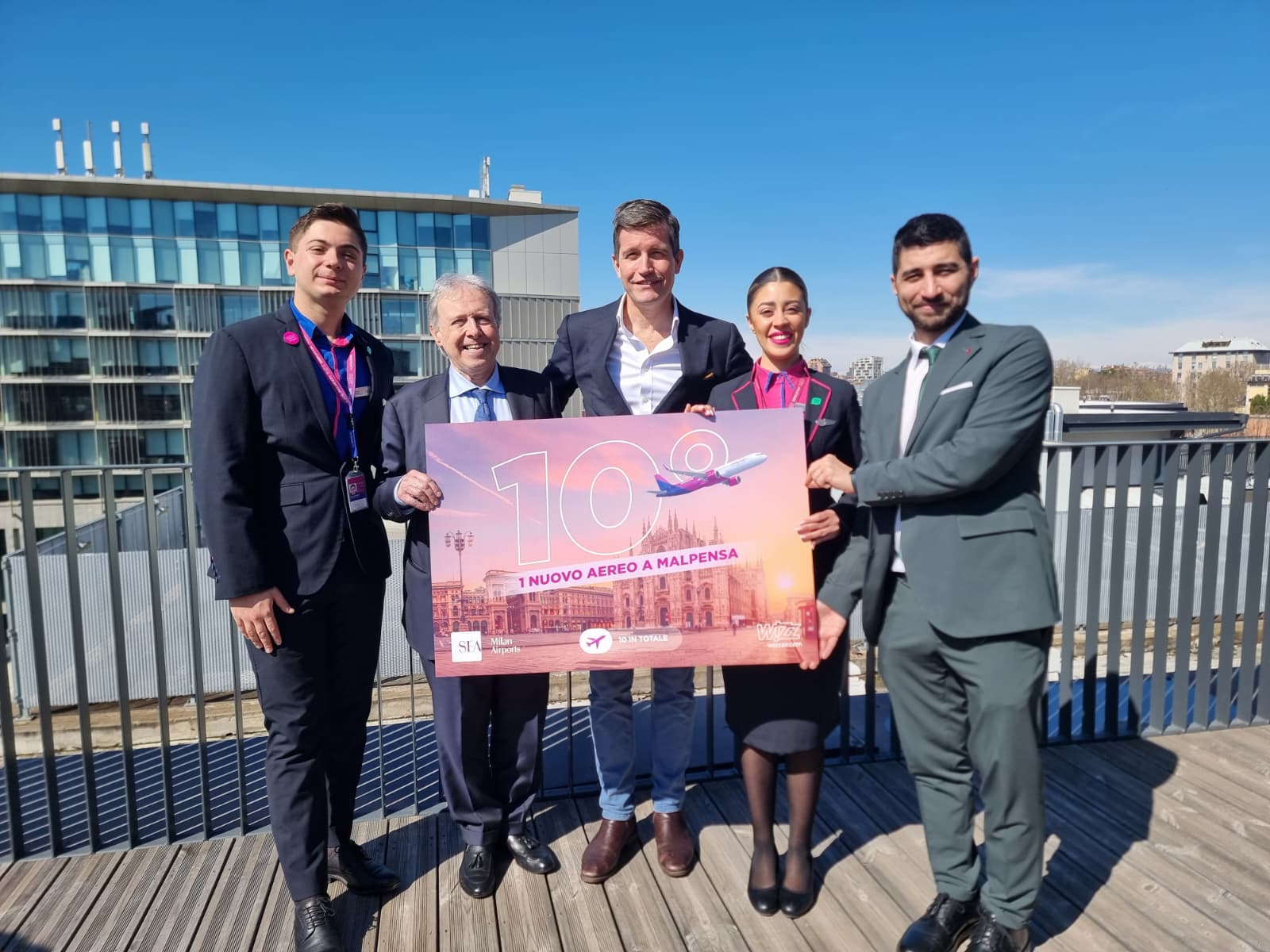 Immagine di sfondo della pagina Milano Malpensa: Wizz Air aggiunge un aeromobile e lancia 5 nuove destinazioni