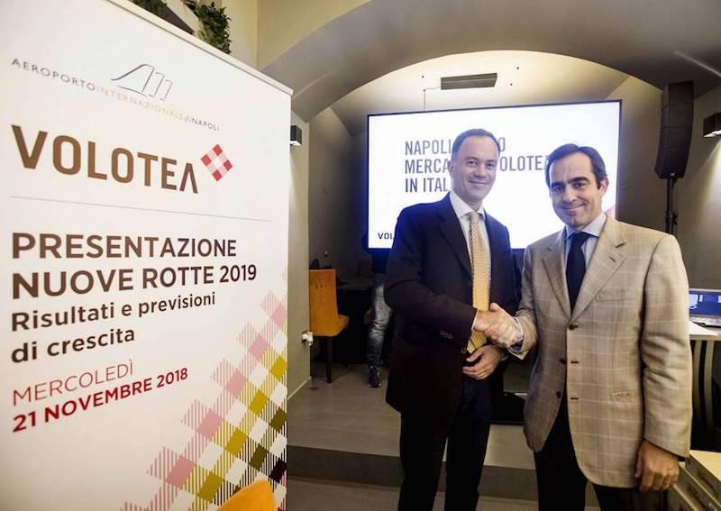 Immagine di sfondo della pagina Volotea punta su Napoli: nuovo volo su Bilbao