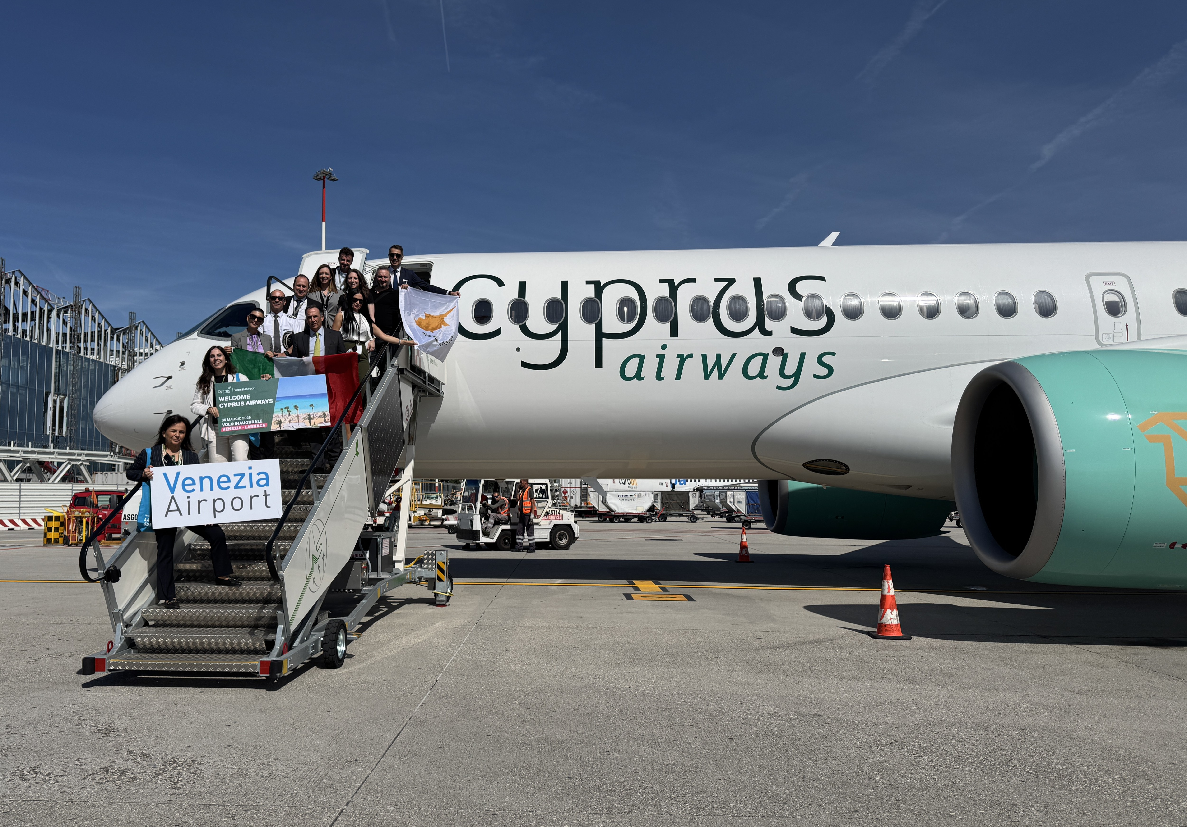 Immagine di sfondo della pagina Cyprus Airways decolla da Venezia: nuovo volo per Larnaca fino al 24 ottobre