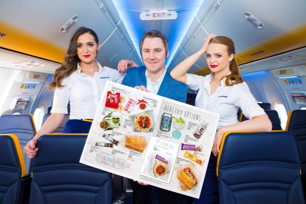 Immagine di sfondo della pagina Ryanair lancia il nuovo menù di bordo