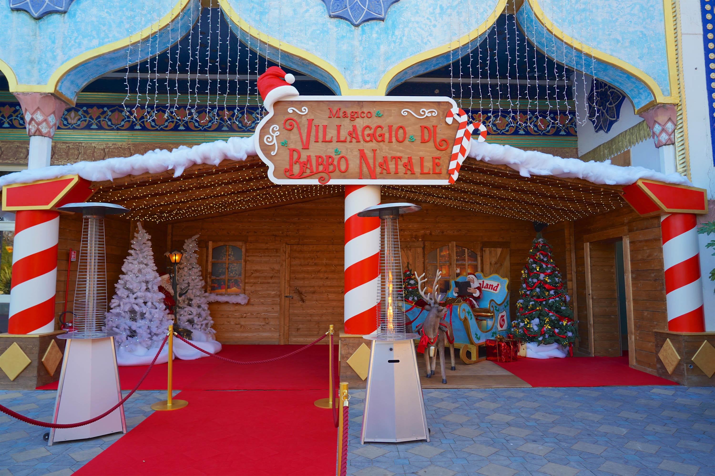 Immagine di sfondo della pagina Natale alle porte a Gardaland Magic Winter con il Villaggio di Babbo Natale fino al 6 gennaio