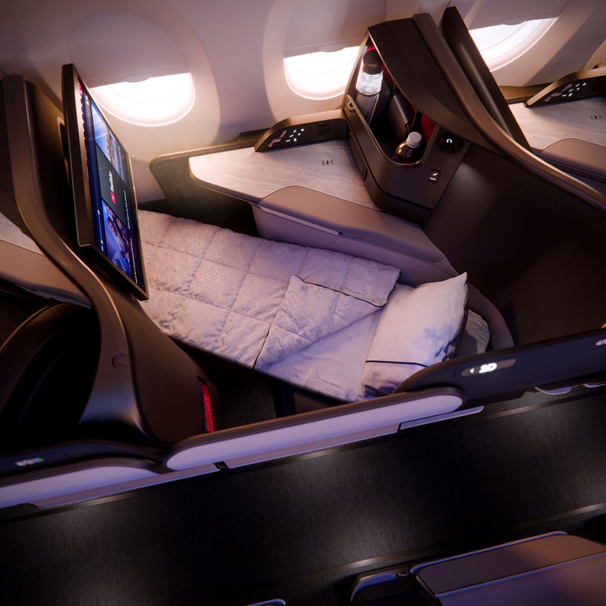 Immagine Delta One Suite: più privacy, comfort e tecnologia sui nuovi Airbus A350-1000