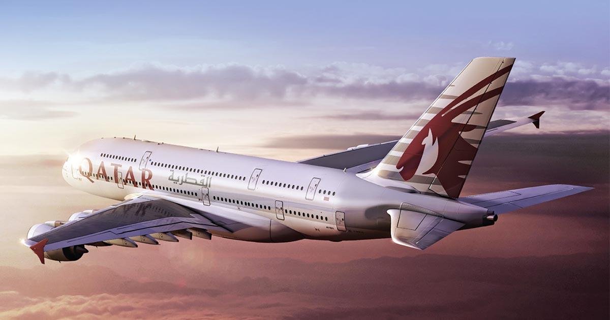 Immagine di sfondo della pagina Qatar Airways, codeshare con SriLankan Airlines