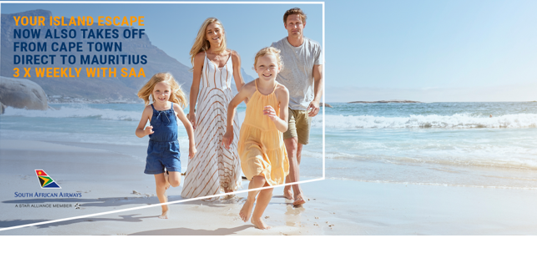 Immagine South African Airways apre la rotta diretta Cape Town–Mauritius