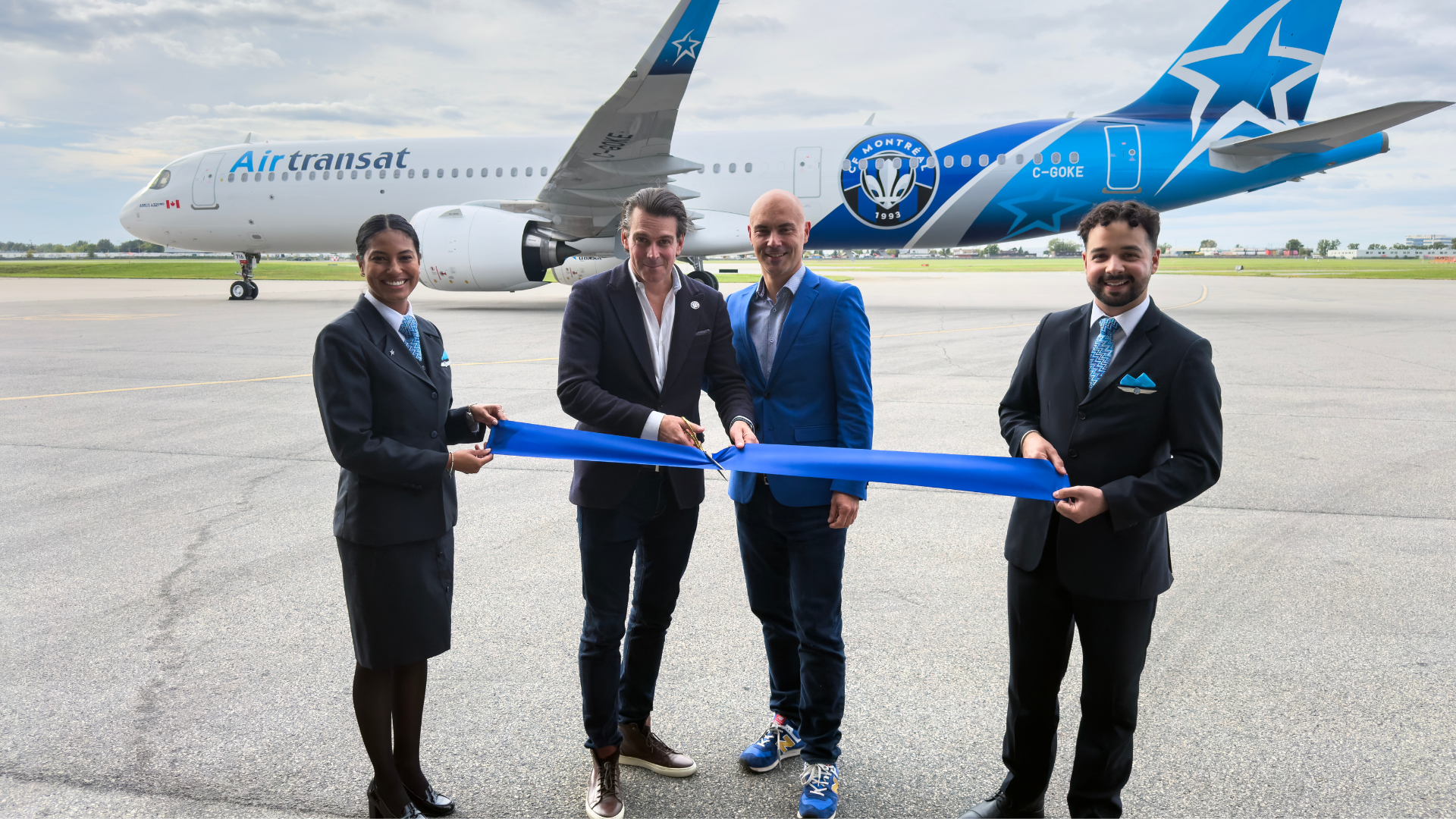 Immagine Air Transat svela la livrea dedicata a CF Montréal