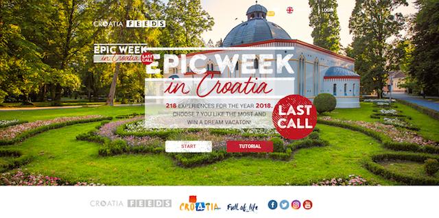 Immagine di sfondo della pagina Croazia, prosegue la campagna Epic Week