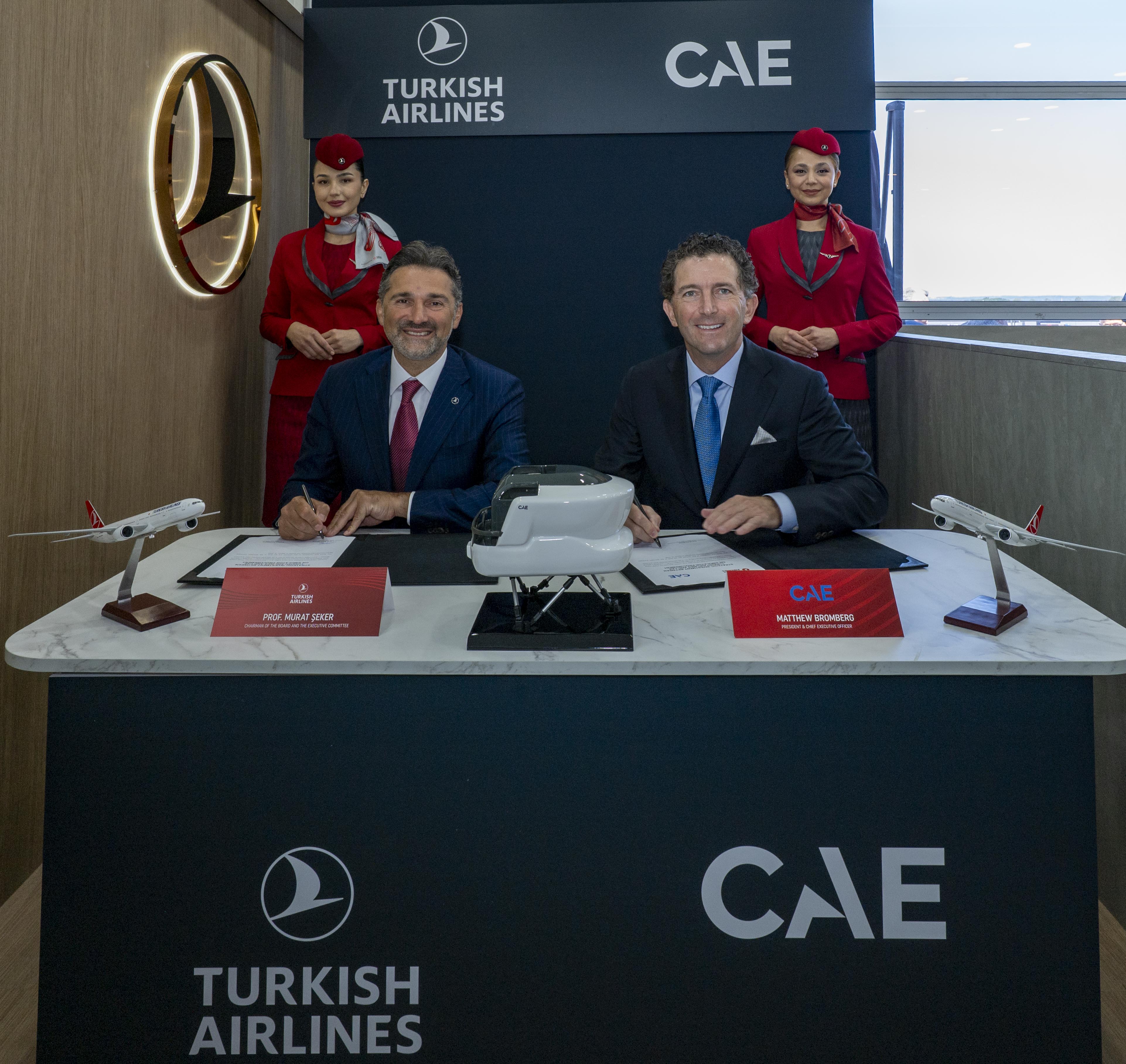 Immagine Turkish Airlines sigla un accordo pluriennale con CAE